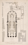 Plan d'Église Métropolitaine de Notre-Dame du Palais Archiépiscopal [...]