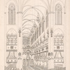 Vue de l'intérieur de l'Église de Notre-Dame, en regardent le Trône.