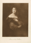 Françoise-Louise de La Baume Le Blanc, duchesse de La Vallière, 1644-1710.