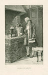 Lavoisier in his laboratory