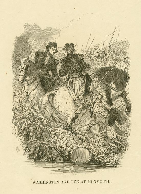 Washington and Lee at Monmouth