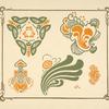 Abstract design based on leaves