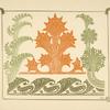 Abstract design based on leaf shapes