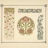 Abstract design based on flowers and berries