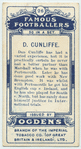 D. Cunliffe