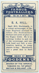 B. A. Hill