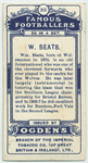 W. Beats