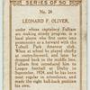 Leonard F. Oliver