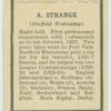 A. Strange.