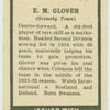 E.M. Glover.