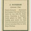 J. Paterson.