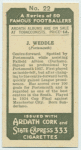 J. Weddle.