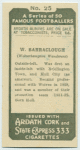 W. Barraclough.