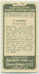 T. Cooper.
