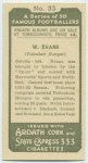 W. Evans.