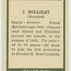J. Holliday.