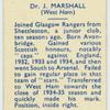 Dr. J. Marshall.