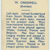 W. Cresswell.