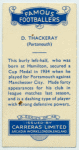D. Thackeray.