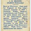 J. H. Brown.