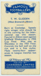 T.W. Glidden.