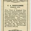 C. A. Whitcombe.