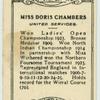 Miss Doris Chambers.