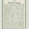 Walter Hagen.