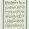Arthur Gladstone Havers.