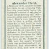 Alexander Herd.