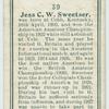Jess C. W. Sweetser.