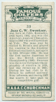 Jess C. W. Sweetser.