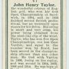 John Henry Taylor.