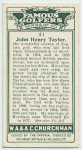 John Henry Taylor.