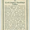 Cyril James Hastings Tolley