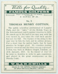 Thomas Henry Cotton.