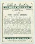 Miss Cecil Leitch.
