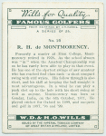 R. H. de Montmorency.