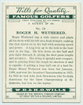 Roger H. Wethered.