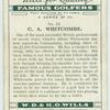 C. A. Whitcombe.