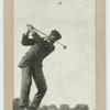 James Braid. Top of swing in the drive.