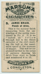 James Braid. Finish of the drive.