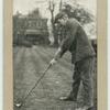 J. H. Taylor. Wrong way to address the ball.