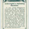 Arkwrights spinning machine.