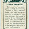 Syphon barometer.