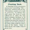 Floating dock.