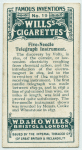 Five-needle telegraph instrument.