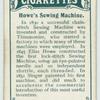 Howe's sewing machine.