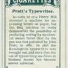 Pratt's typewriter.