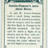 Santos-Dumont's aeroplane motor.